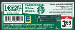 Edeka Starbucks starbucks by nespresso kaffeekapseln Angebot