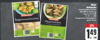 Edeka Bürger maultaschen Angebot