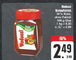 Edeka Nudossi brotaufstrich Angebot