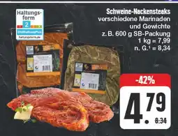 Edeka Schweine-nackensteaks Angebot
