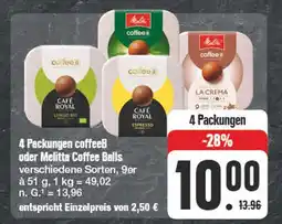 Edeka Melitta coffeeb oder melitta coffee balls Angebot