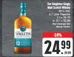 Edeka The singleton single malt scotch whisky Angebot