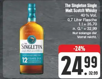 Edeka The singleton single malt scotch whisky Angebot