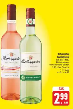 Edeka Rotkäppchen qualitätswein Angebot