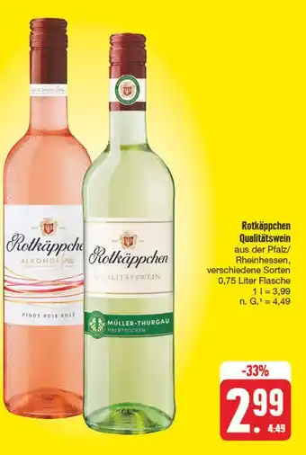 Edeka Rotkäppchen qualitätswein Angebot