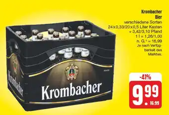 Edeka Krombacher bier Angebot