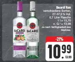 Edeka Bacardi rum Angebot