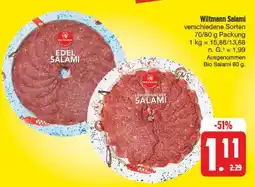 Edeka Wiltmann salami Angebot