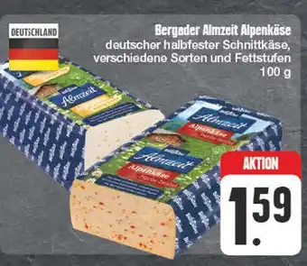 Edeka Bergader almzeit alpenkäse Angebot