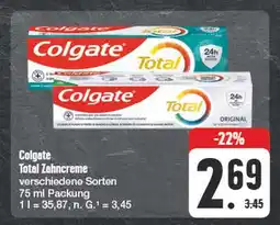 Edeka Colgate total zahncreme Angebot