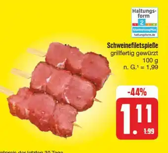Edeka Schweinefiletspieße Angebot