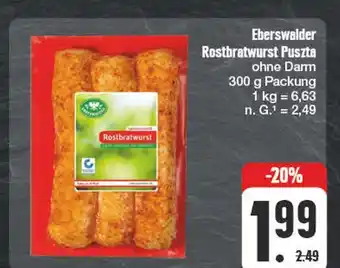 Edeka Eberswalder rostbratwurst puszta Angebot