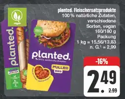 Edeka Planted. fleischersatzprodukte Angebot