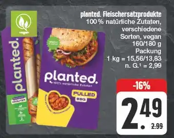 Edeka Planted. fleischersatzprodukte Angebot