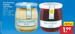 Netto Marken-Discount Zum dorfkrug pudding oder grütze Angebot