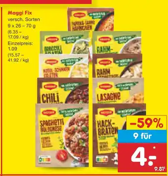 Netto Marken-Discount Maggi fix Angebot
