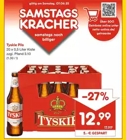 Netto Marken-Discount Tyskie pils Angebot