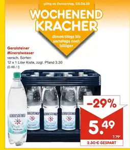 Netto Marken-Discount Gerolsteiner mineralwasser Angebot