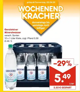 Netto Marken-Discount Gerolsteiner mineralwasser Angebot