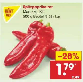 Netto Marken-Discount Markt tag spitzpaprika rot Angebot