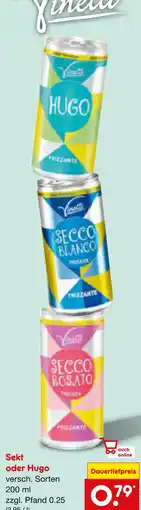 Netto Marken-Discount Vinette sekt oder hugo Angebot