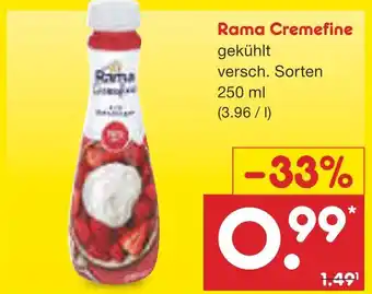 Netto Marken-Discount Rama cremfine Angebot