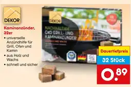 Netto Marken-Discount Dekor kaminanzünder Angebot