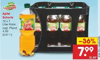 Netto Marken-Discount Apfel schorle Angebot