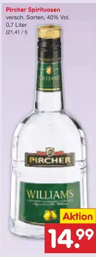 Netto Marken-Discount Pircher spirituosen Angebot
