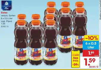 Netto Marken-Discount Captain's tea eistee Angebot