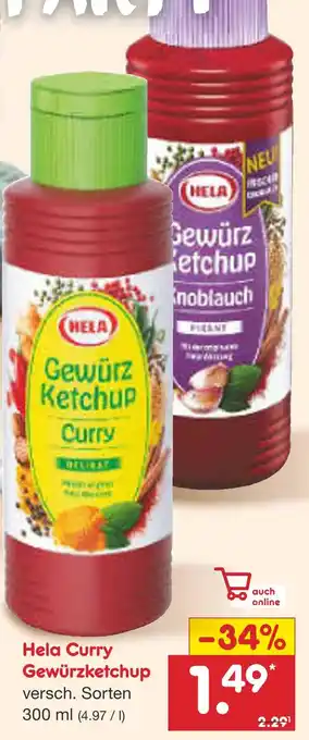 Netto Marken-Discount Hela curry gewürzketchup Angebot
