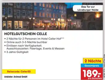 Netto Marken-Discount Hotelgutschein celle Angebot