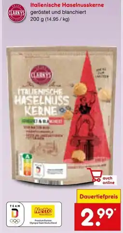 Netto Marken-Discount Clarkys italienische haselnusskerne Angebot