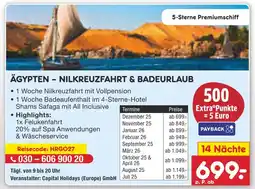 Netto Marken-Discount Netto-reisen ägypten – nilkreuzfahrt & badeurlaub Angebot