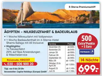 Netto Marken-Discount Netto-reisen ägypten – nilkreuzfahrt & badeurlaub Angebot