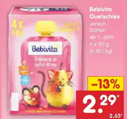 Netto Marken-Discount Bebivita quetschies Angebot