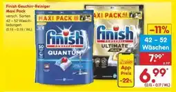 Netto Marken-Discount Finish geschirr-reiniger maxi pack Angebot