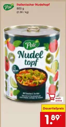 Netto Marken-Discount Pote italienischer nudeltopf Angebot