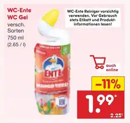 Netto Marken-Discount Wc-ente wc gel Angebot