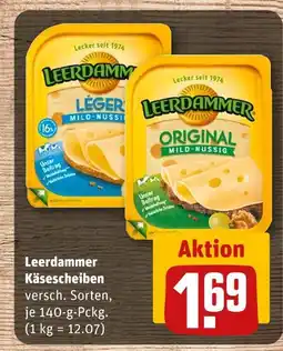 REWE Leerdammer käsescheiben Angebot