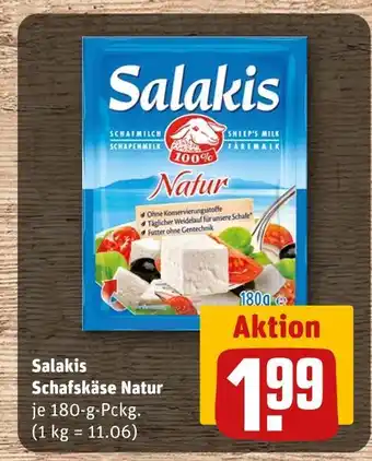 REWE Salakis schafskäse natur Angebot