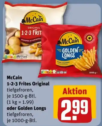 REWE Mccain 1-2-3 frites original Angebot