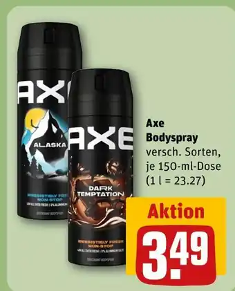 REWE Axe bodyspray Angebot