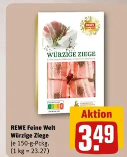 REWE Rewe feine welt würzige ziege Angebot