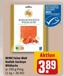 REWE Rewe feine welt kodiak sockeye wildlachs Angebot
