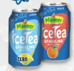 trinkgut Pfanner Sparkling Eistee Angebot