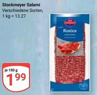 Globus Stockmeyer Salami Angebot