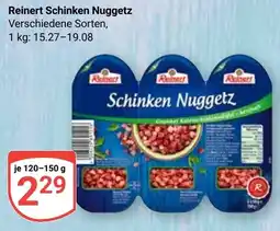 Globus Reinert Schinken Nuggetz Angebot