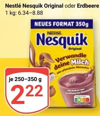 Globus Nestlé Nesquik Original oder Erdbeere Angebot