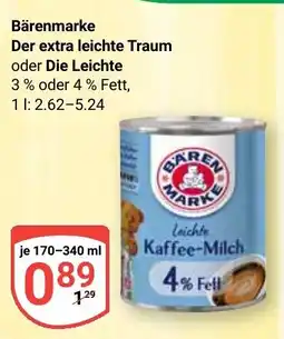 Globus Bärenmarke Der extra leichte Traum oder Die Leichte Angebot